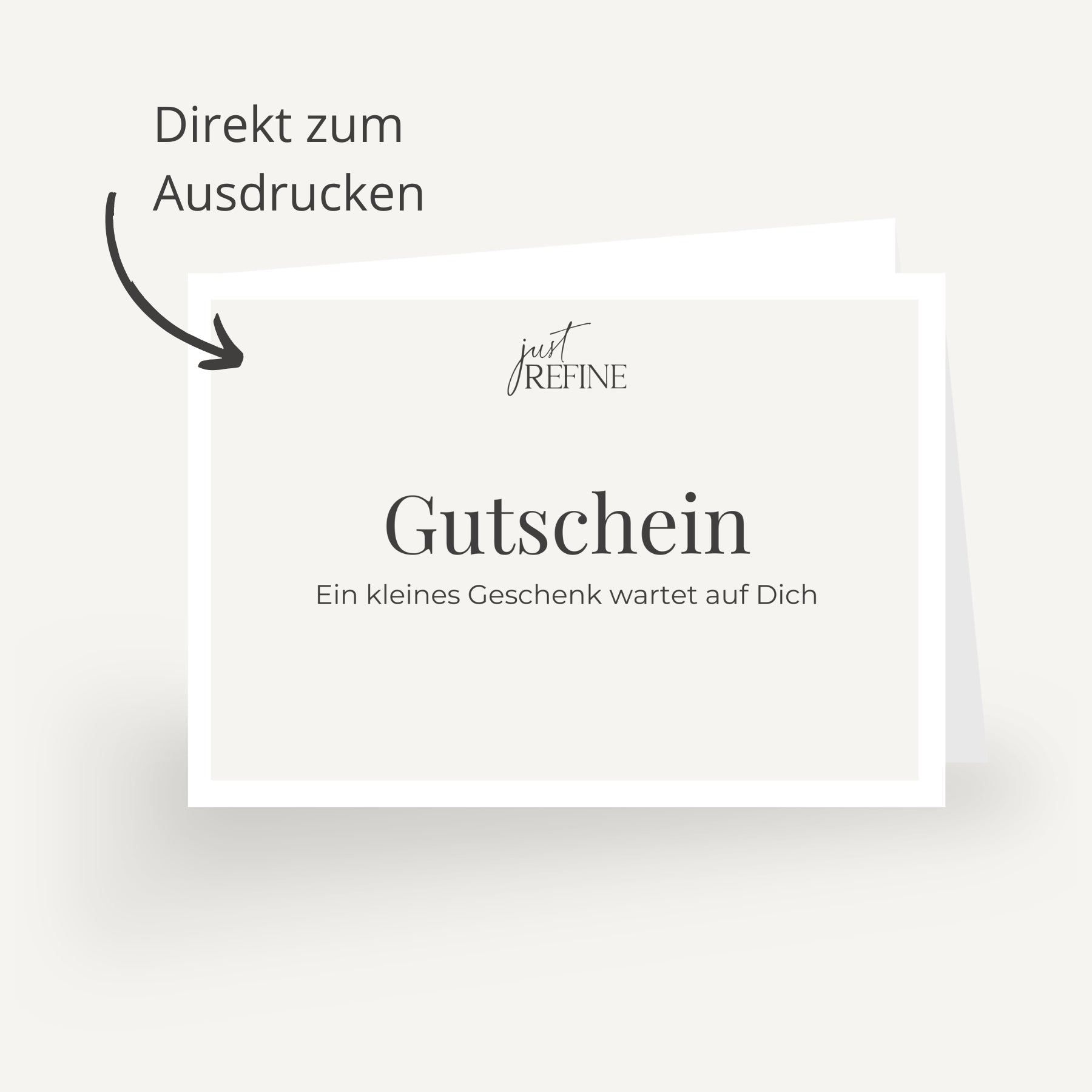 Geschenk Gutschein