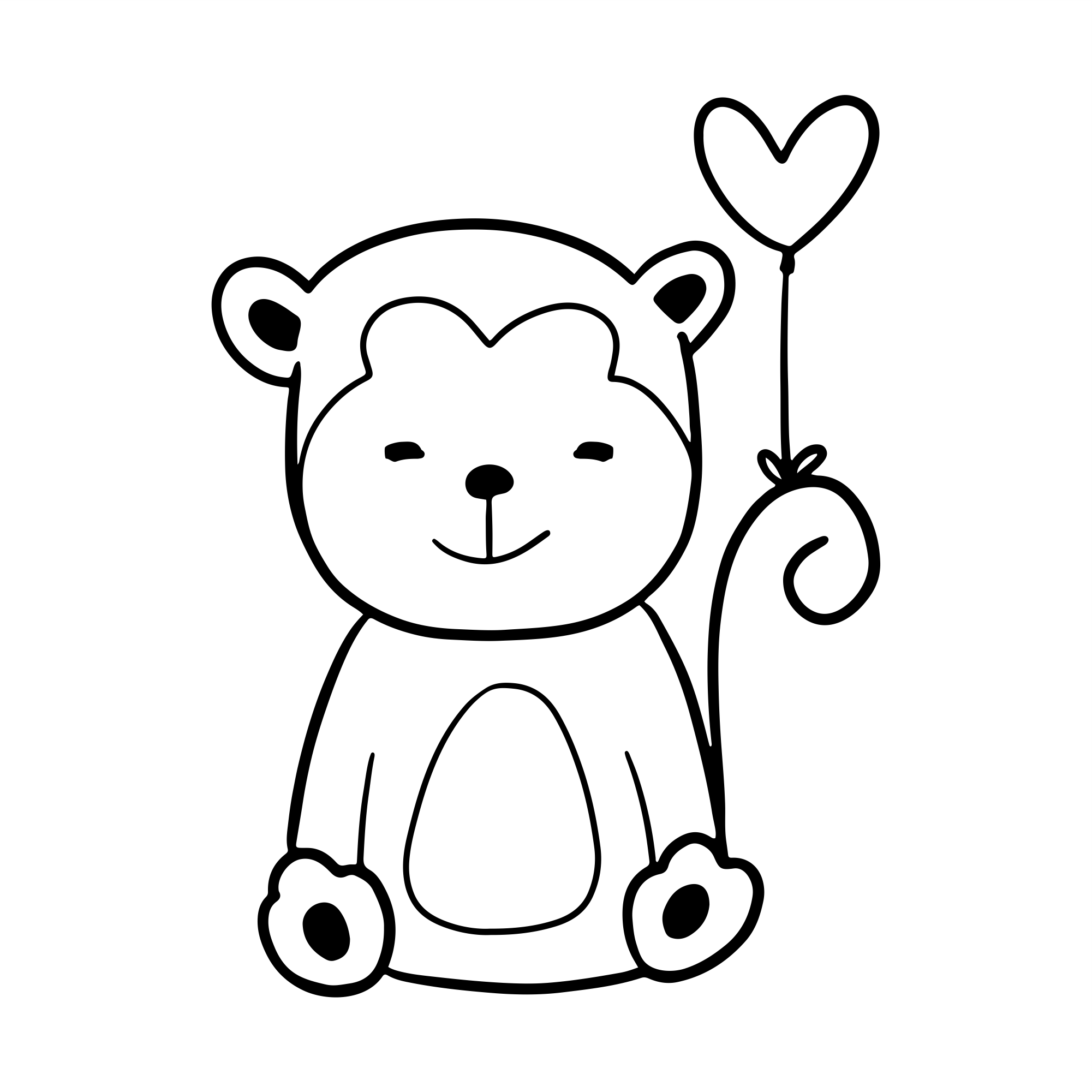 Kinderstempel Affe mit Namen personalisiert - Just Refine