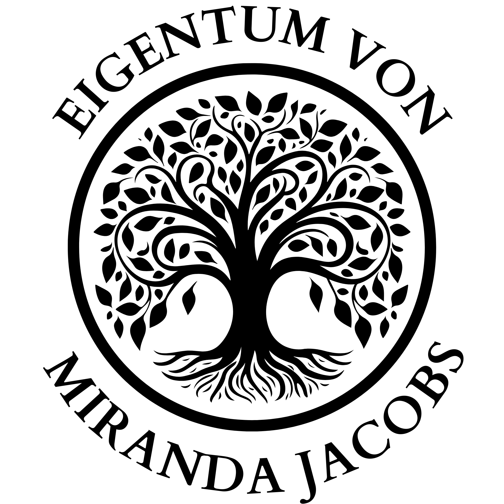 Ex Libris Bücher Stempel mit anpassbaren Namen - Modell 'Insignia Eternitas' - Just Refine