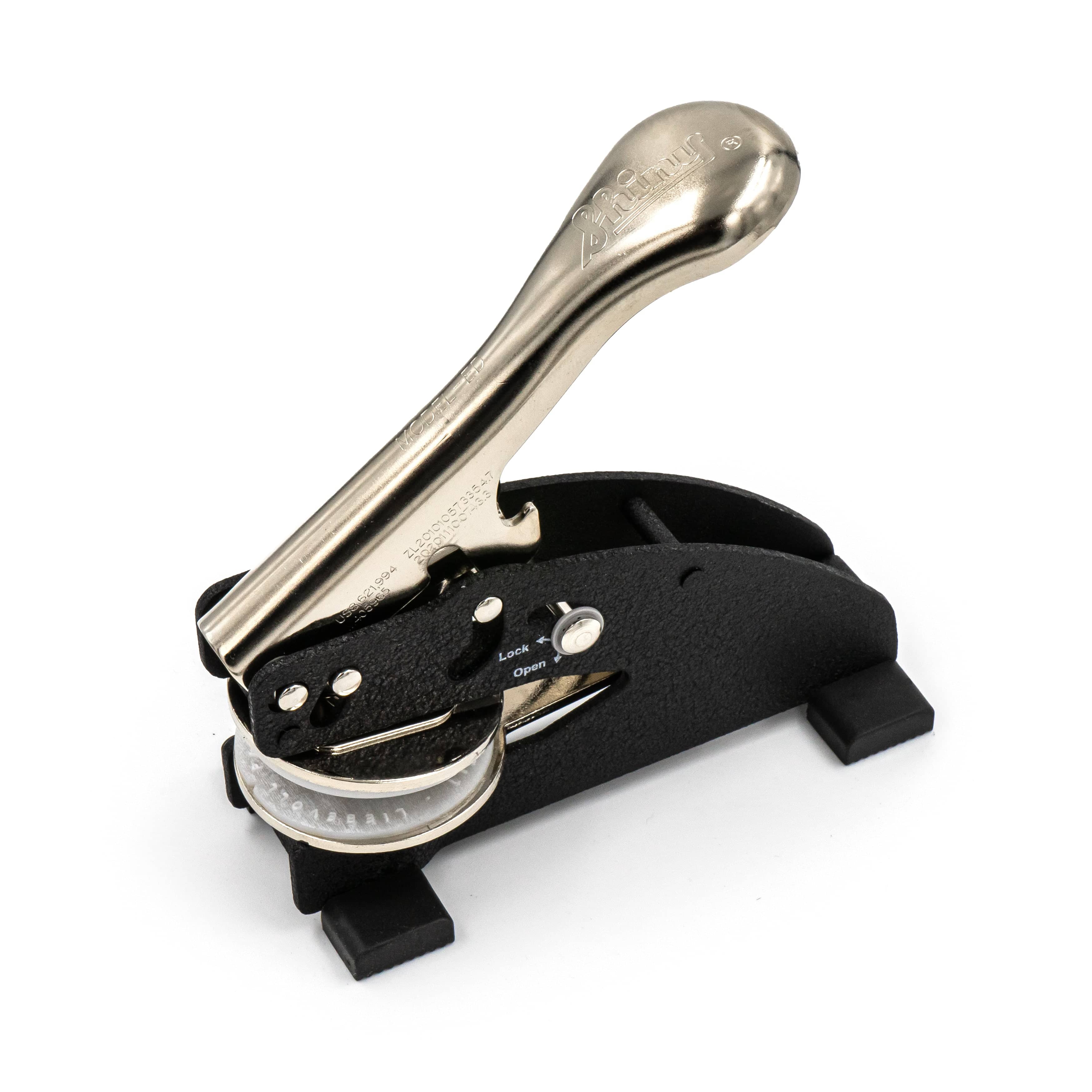 Personalisierter Prägestempel mit anpassbaren Initialen - 41mm Durchmesser - Just Refine