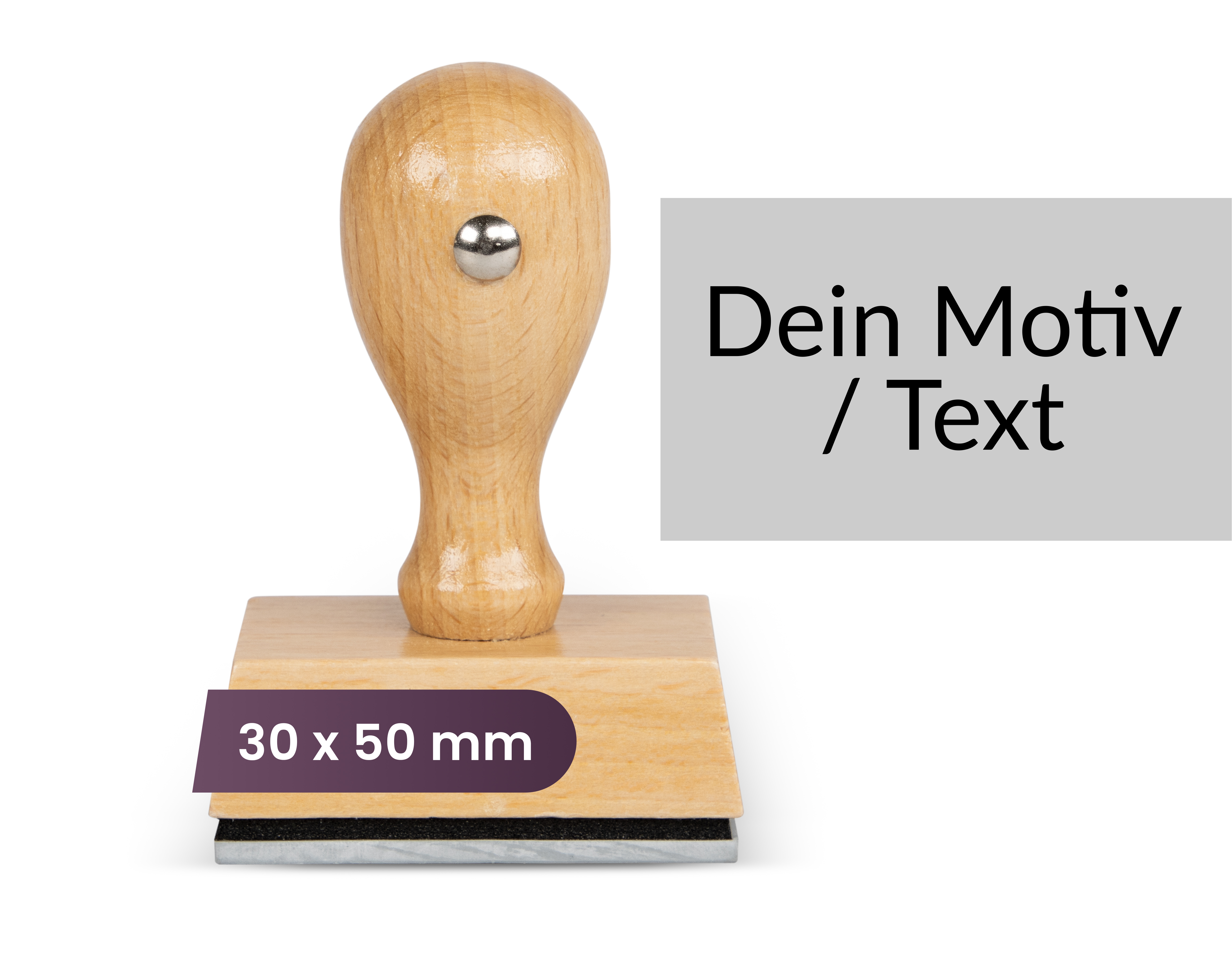 Stempel mit eigenem Logo/Motiv - Just Refine