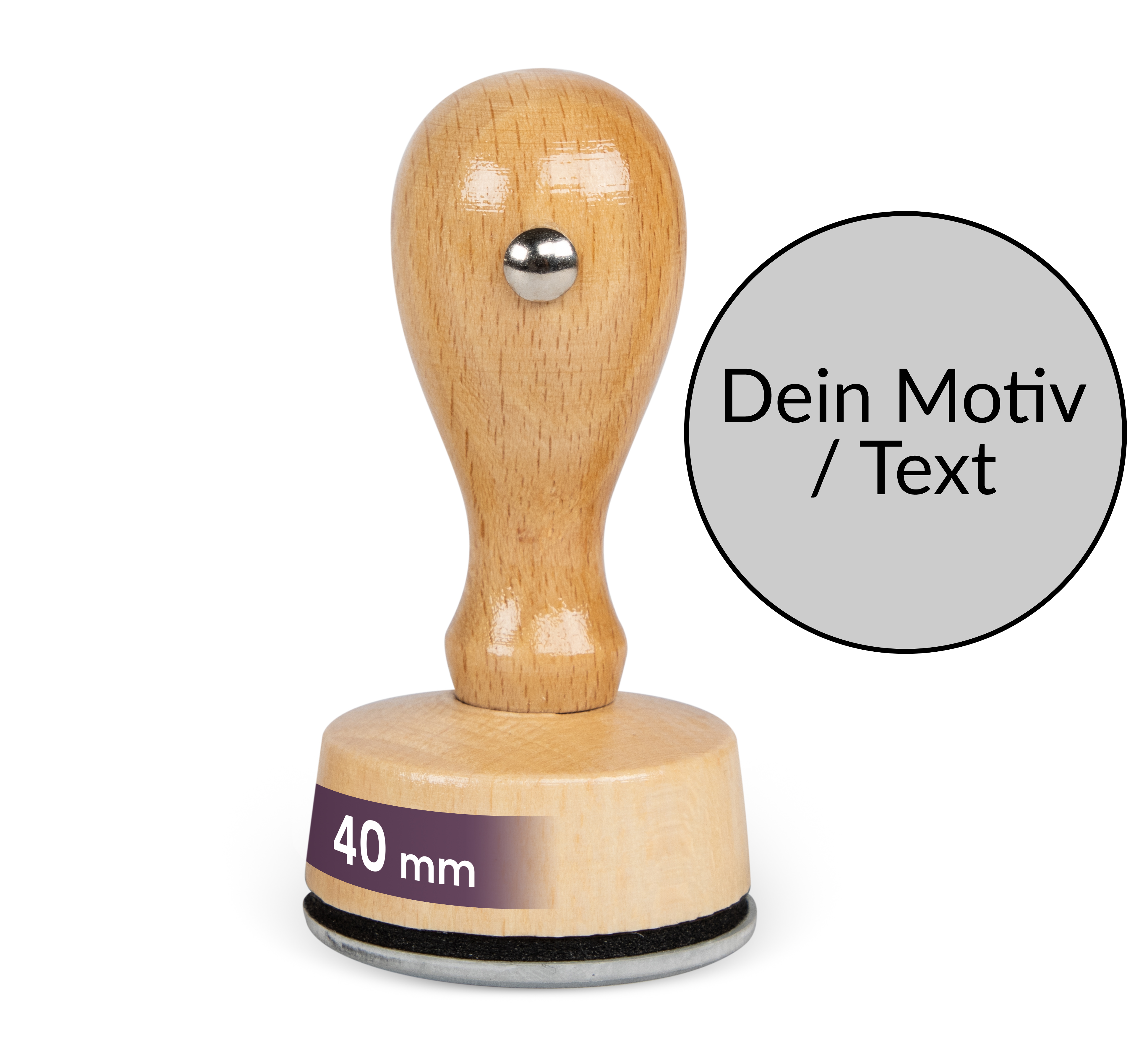 Stempel mit eigenem Logo/Motiv - Just Refine