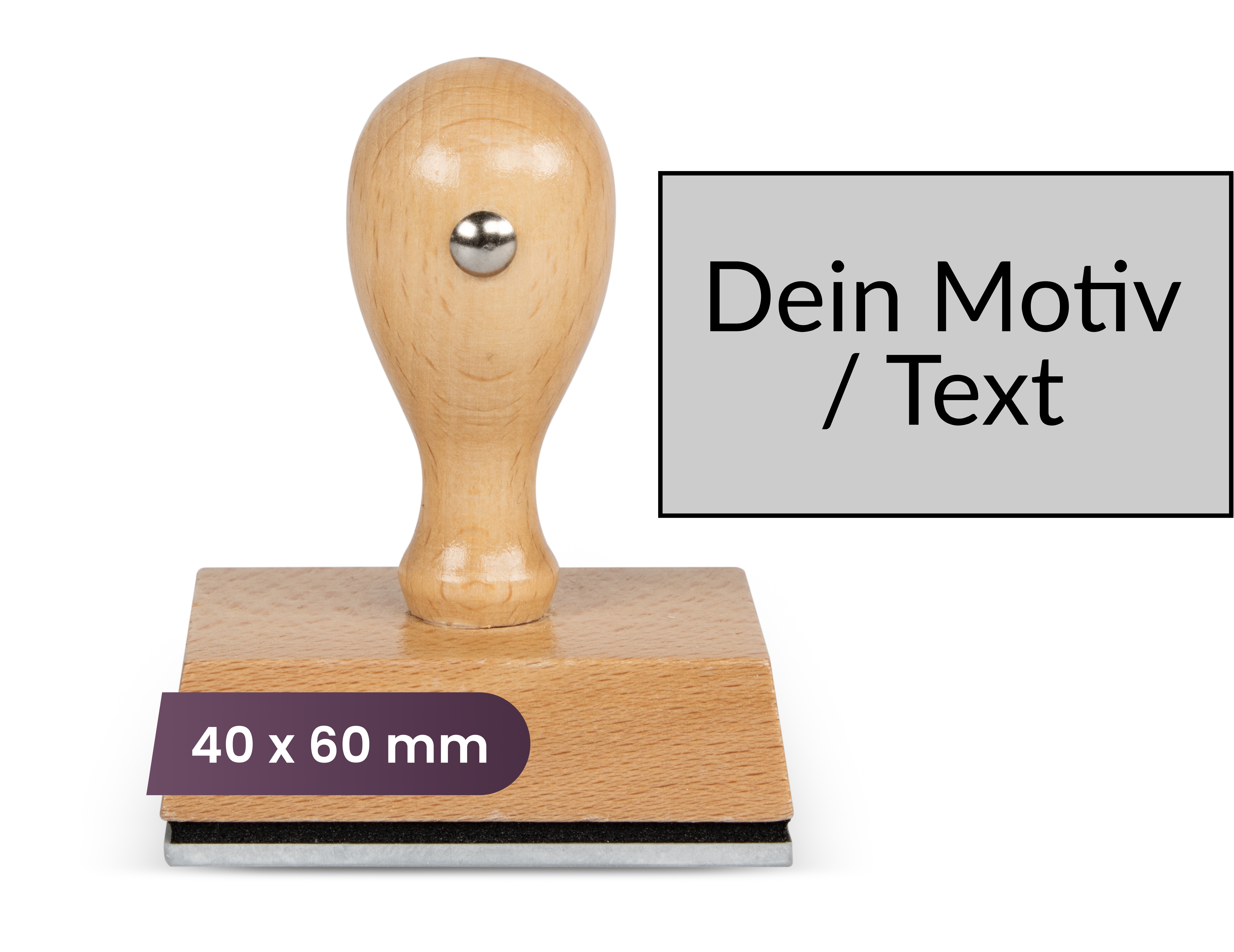 Stempel mit eigenem Logo/Motiv - Just Refine