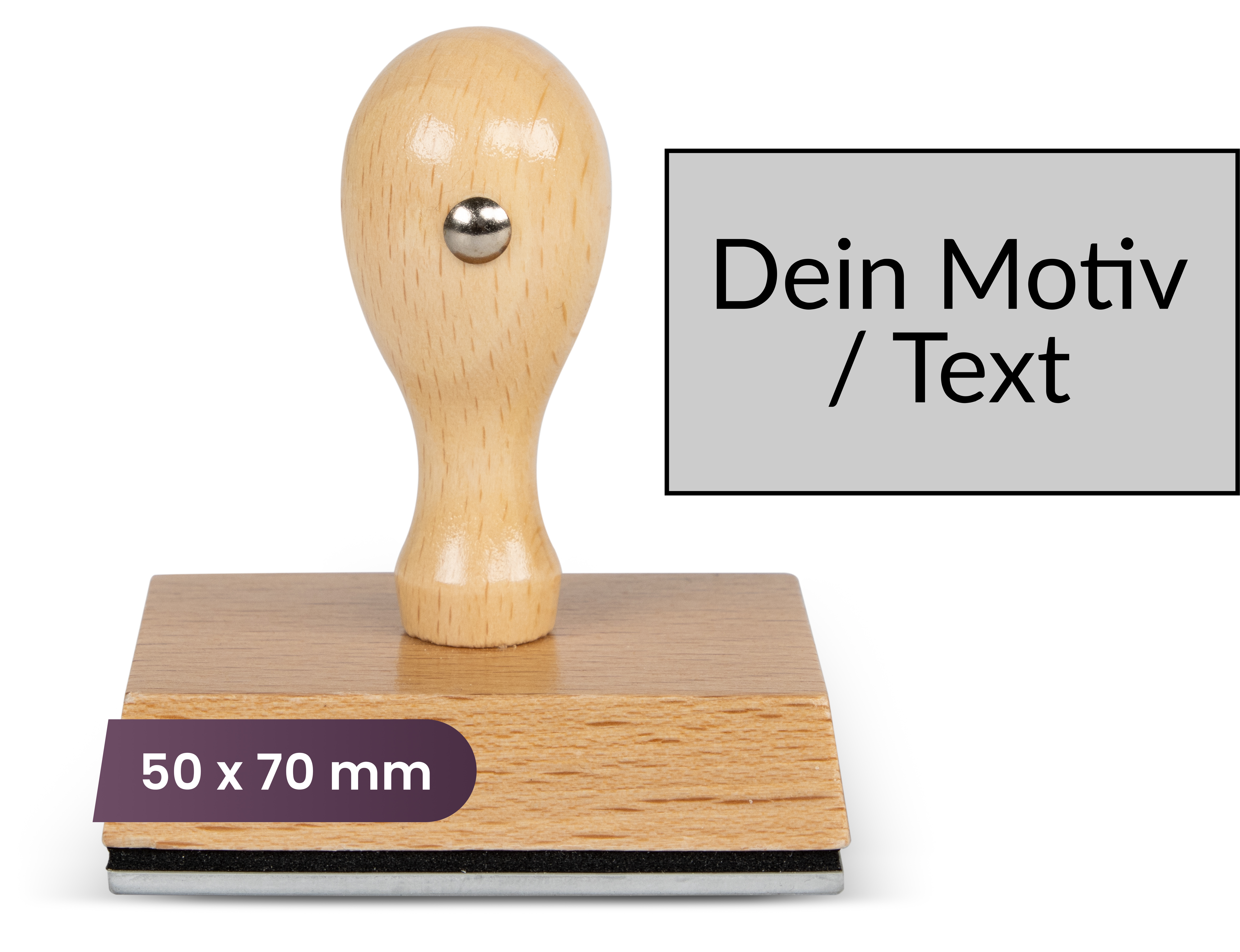 Stempel mit eigenem Logo/Motiv - Just Refine