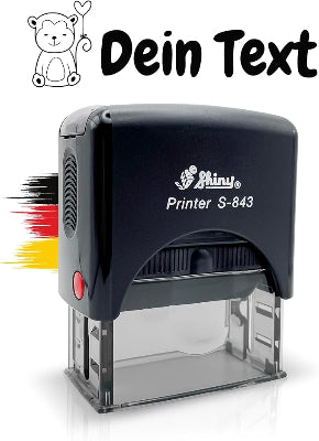 Kinderstempel Affe mit Namen personalisiert - Just Refine