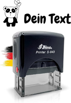 Kinderstempel Panda mit Namen personalisiert - Just Refine