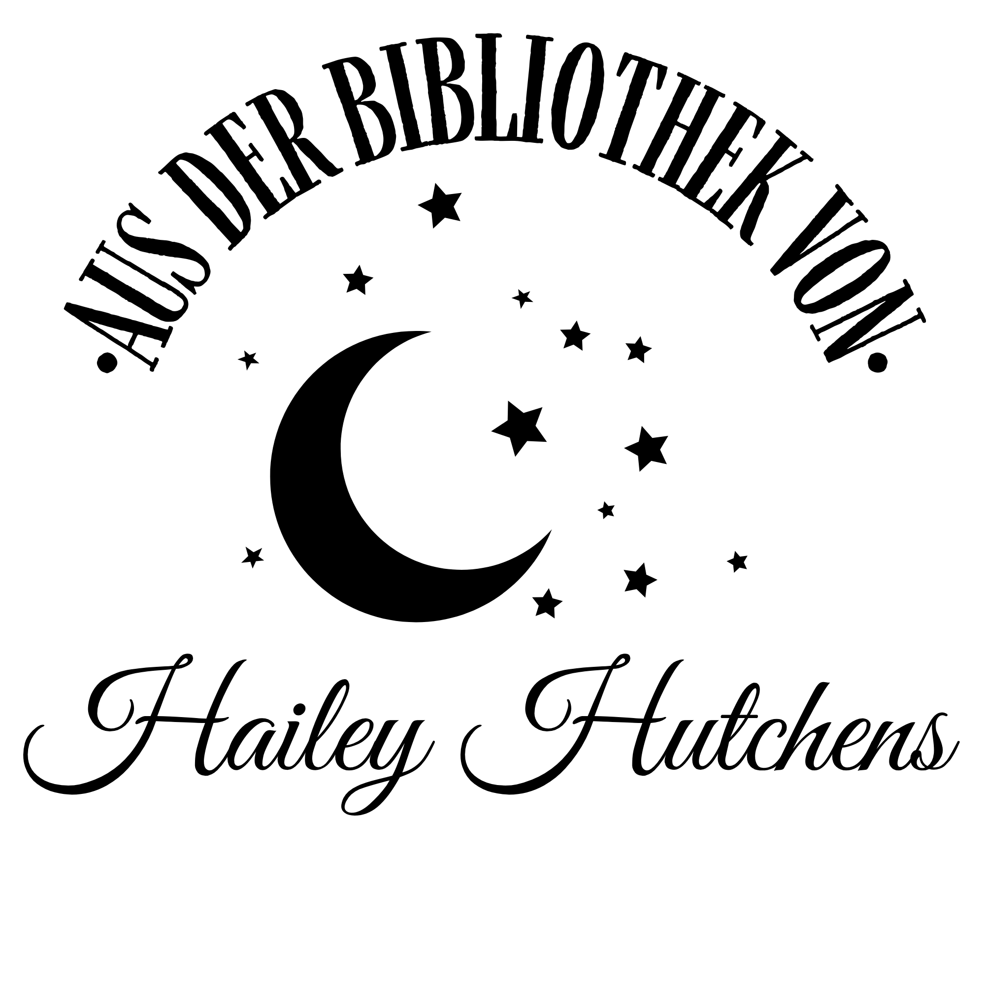 Ex Libris Bücher Stempel mit anpassbaren Namen - Modell 'Sigillum Libri' - Just Refine