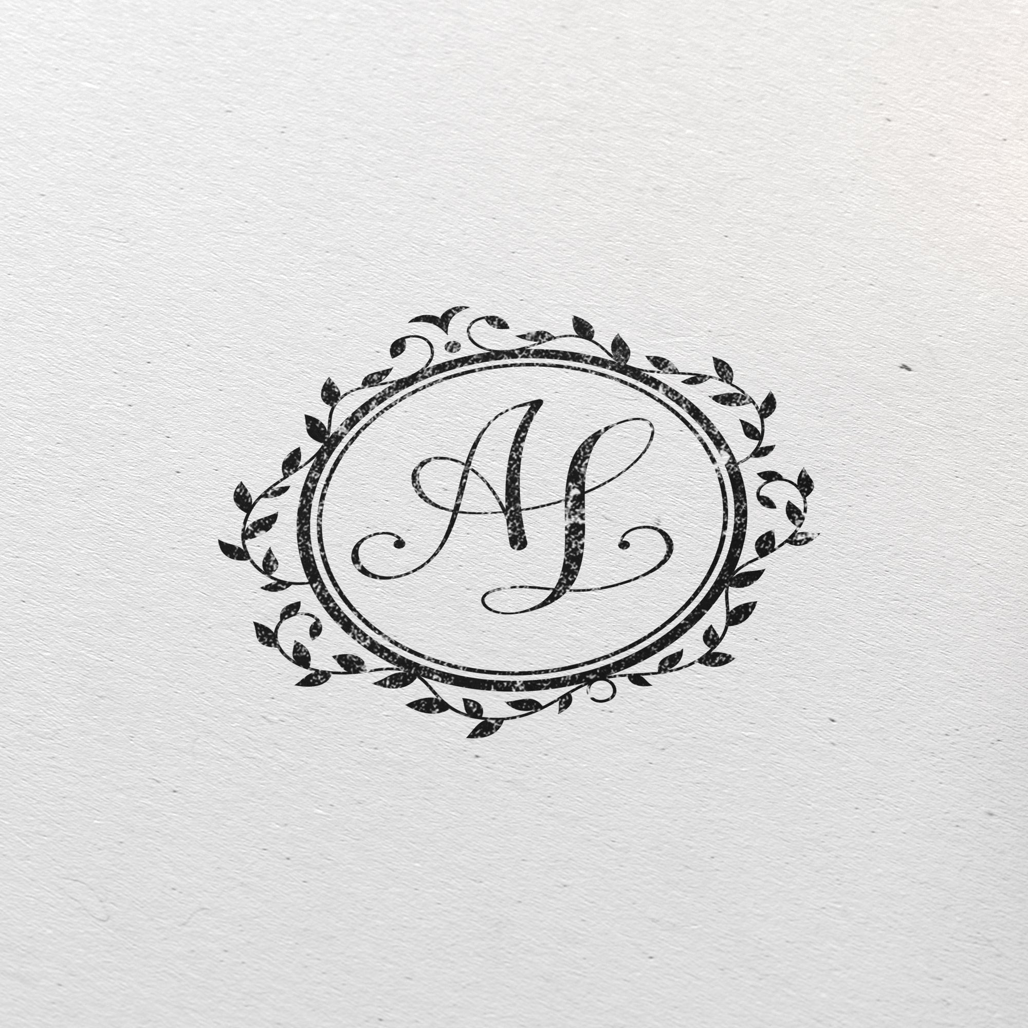 Stempel mit anpassbaren Initialen - Modell "Prestige" - Just Refine