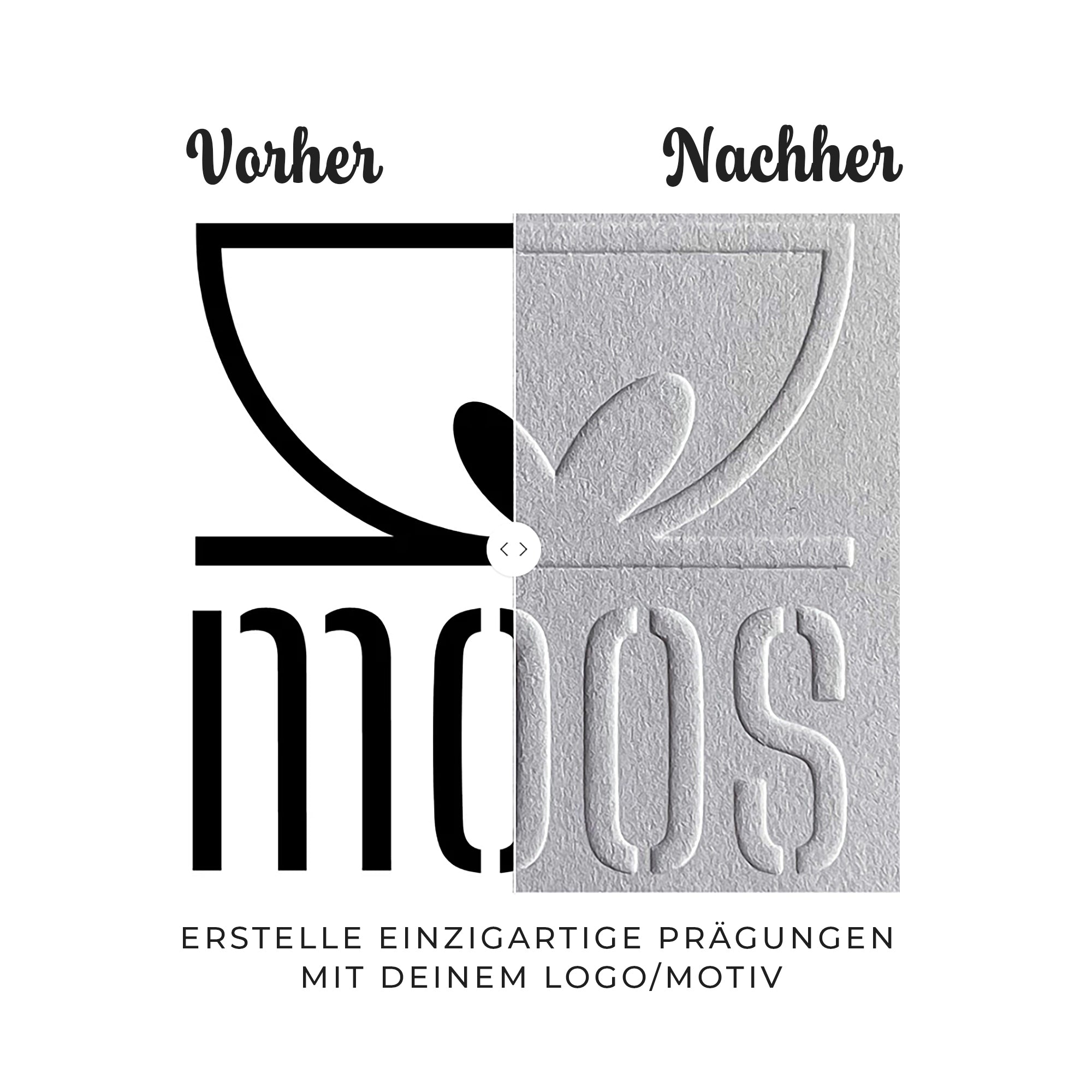 Prägestempel mit eigenem Logo - Just Refine