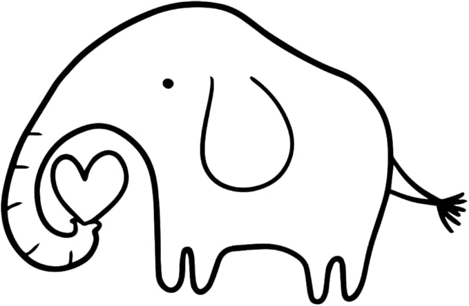 Kinderstempel Elefant mit Namen personalisiert - Just Refine