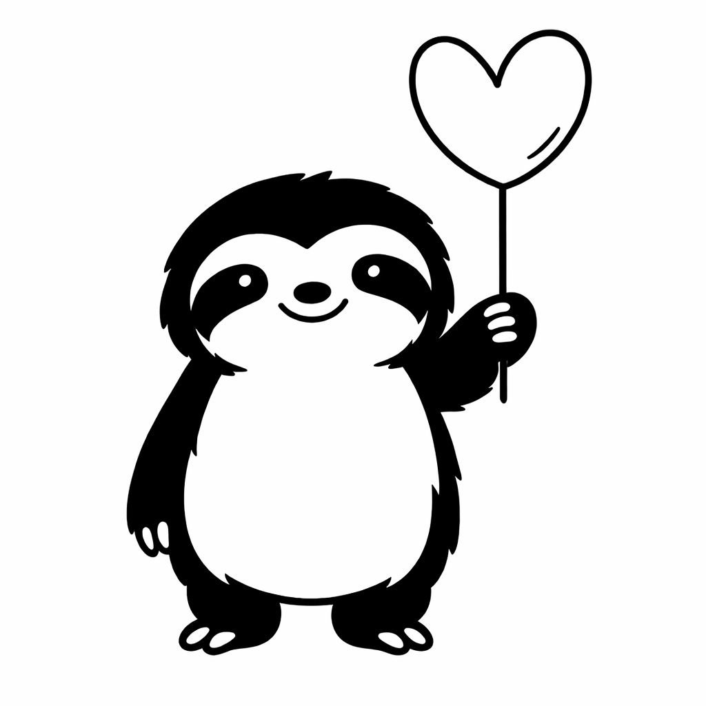 Kinderstempel Faultier mit Namen personalisiert - Just Refine