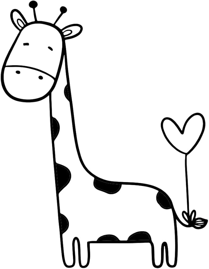 Kinderstempel Giraffe mit Namen personalisiert - Just Refine