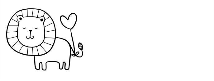 Kinderstempel Löwe mit Namen personalisiert - Just Refine