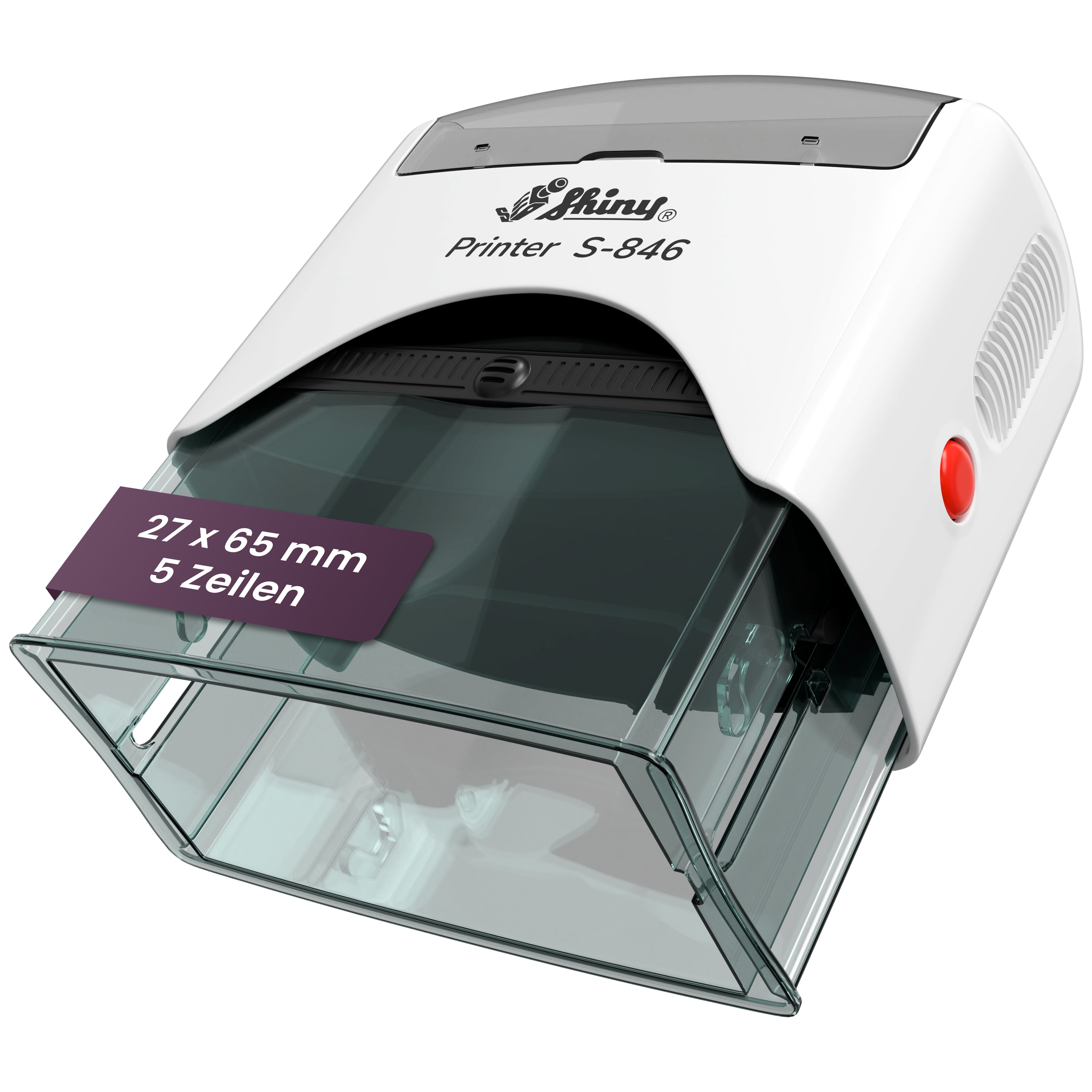 Selbstfärbender Stempel mit Wunschtext (bis zu 5 Textzeilen) - Just Refine
