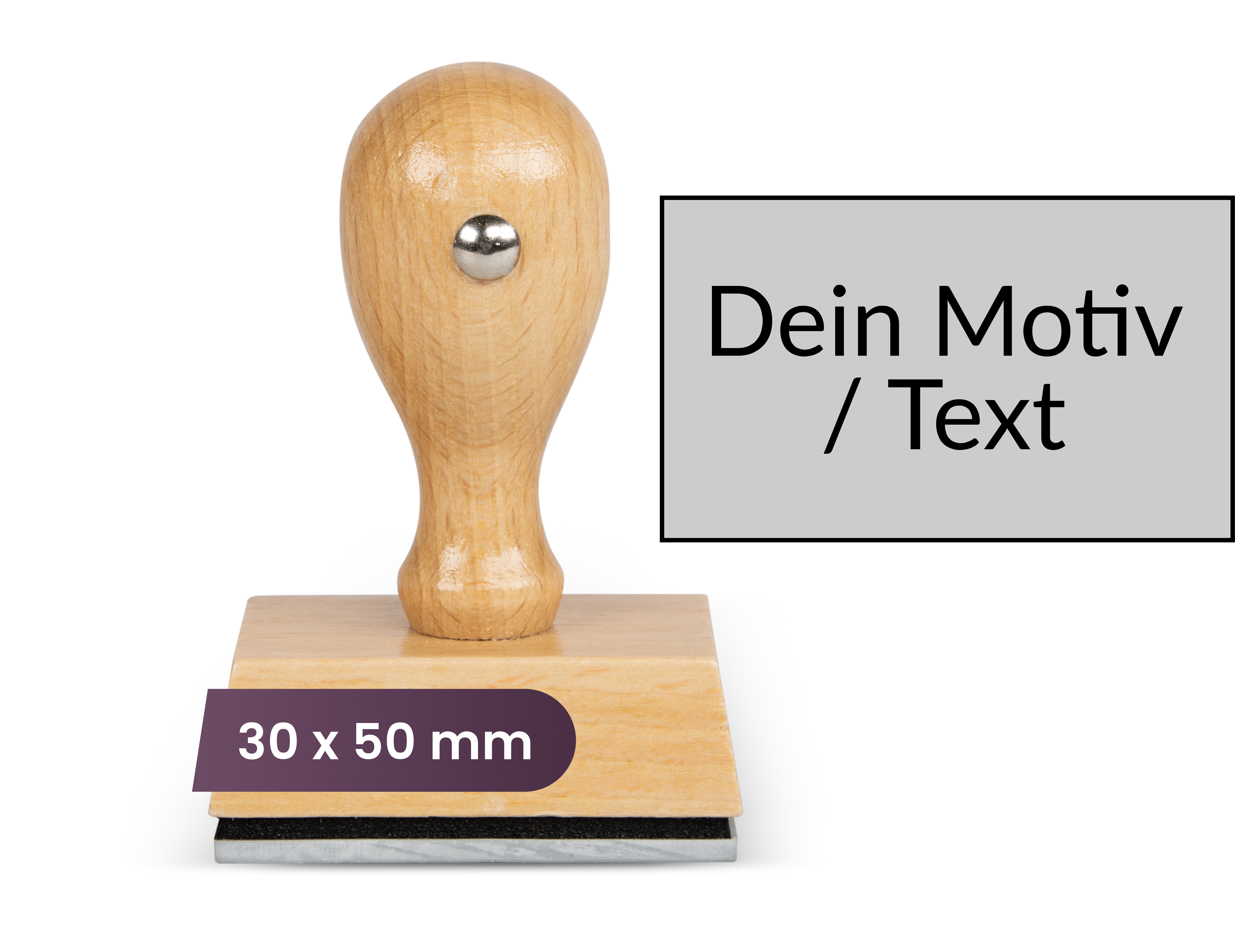 Stempel mit eigenem Logo/Motiv - Just Refine