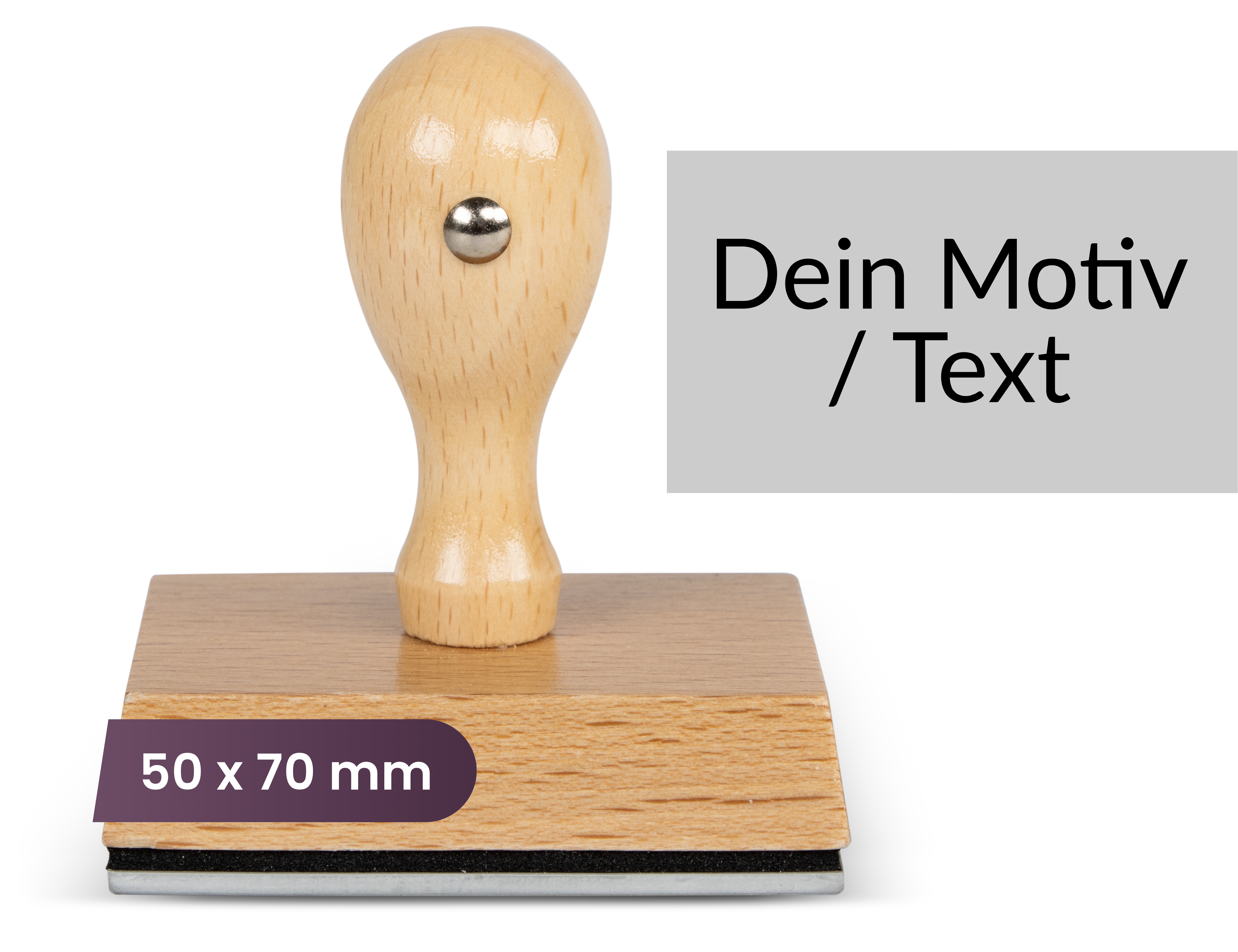 Stempel mit eigenem Logo/Motiv - Just Refine