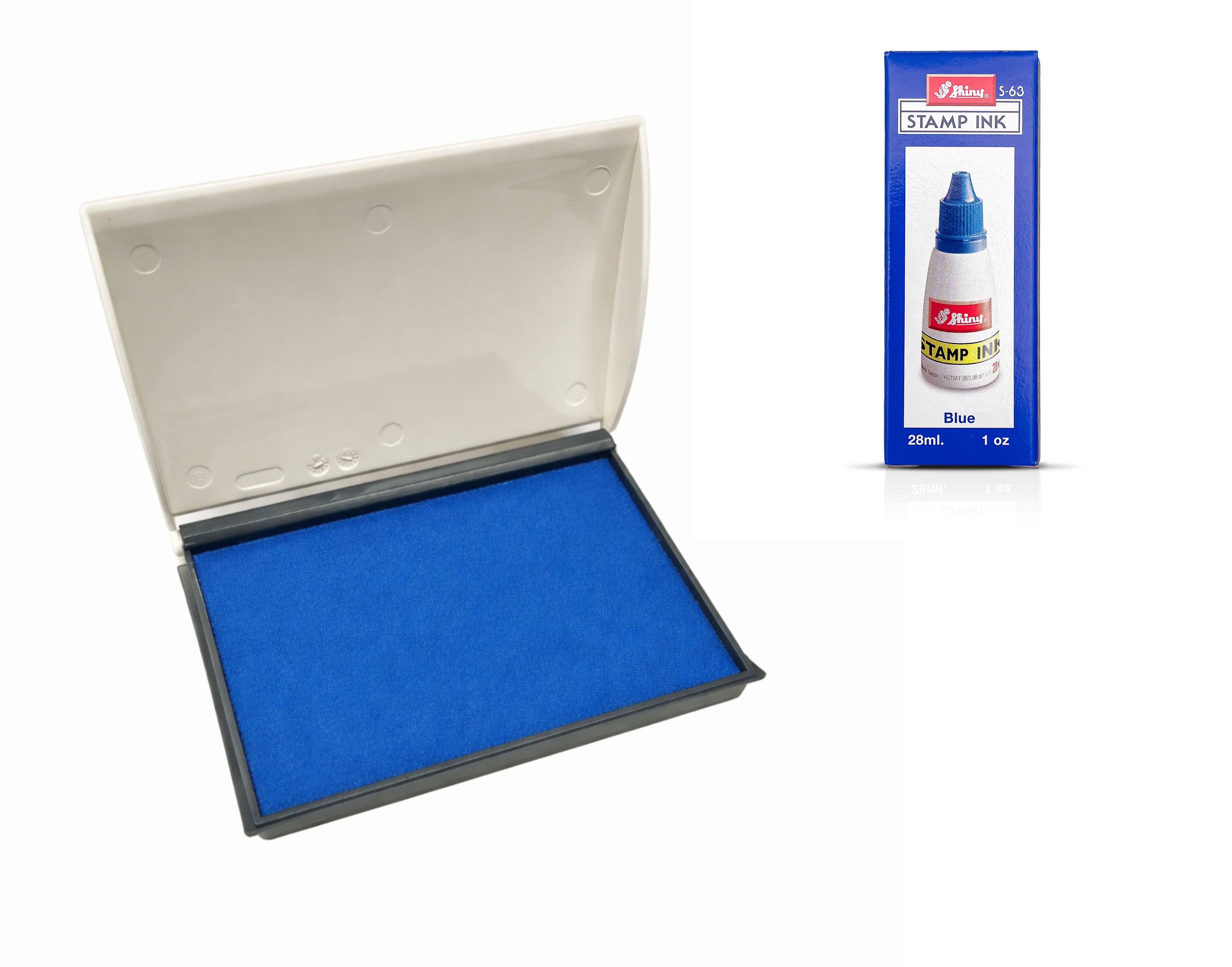 Stempelkissen 70mm x 110mm & Nachfüllfarbe 28ml - Just Refine
