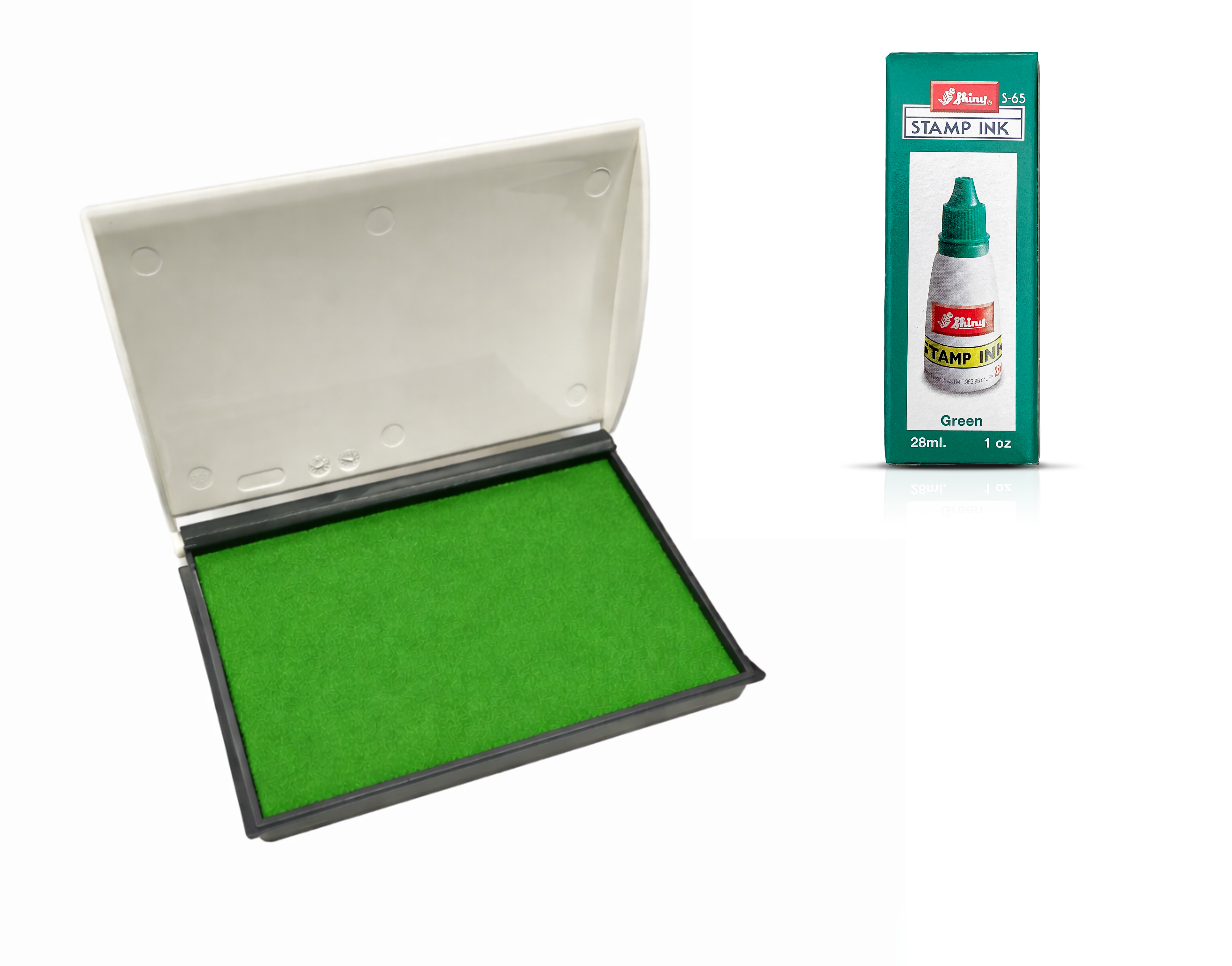 Stempelkissen 70mm x 110mm & Nachfüllfarbe 28ml - Just Refine