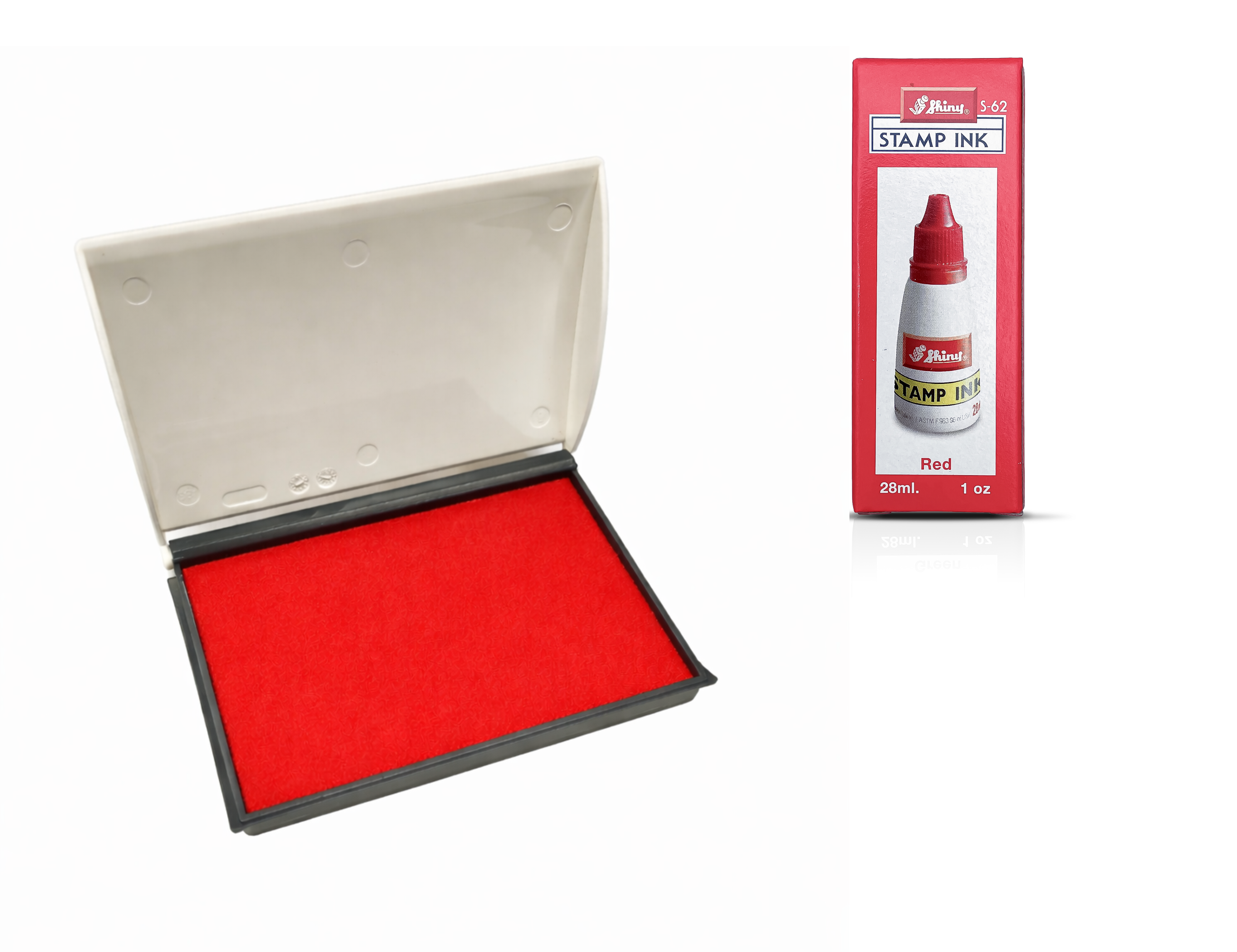 Stempelkissen 70mm x 110mm & Nachfüllfarbe 28ml - Just Refine