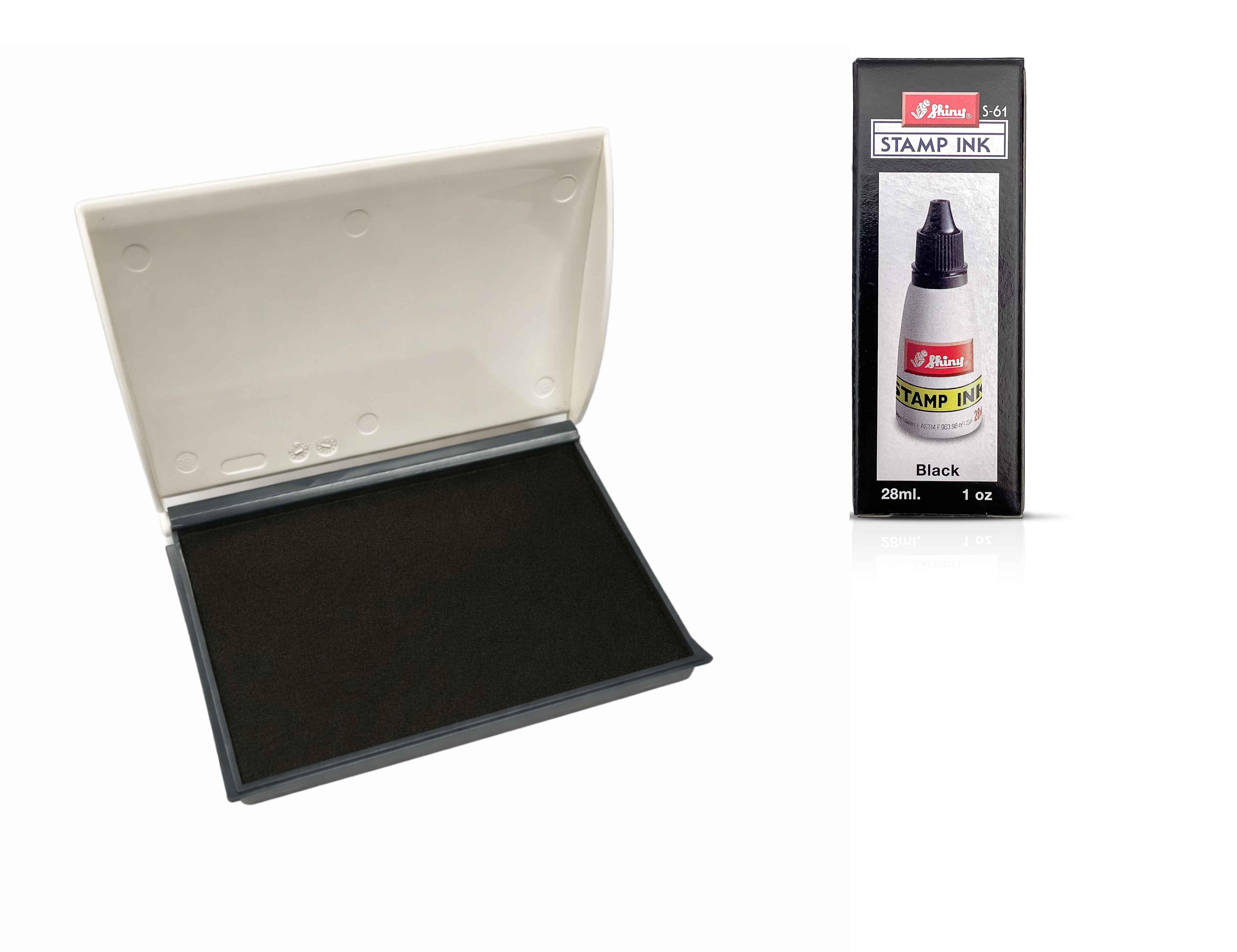 Stempelkissen 70mm x 110mm & Nachfüllfarbe 28ml - Just Refine