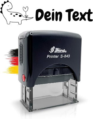 Kinderstempel Dino mit Namen personalisiert - Just Refine