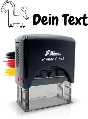 Kinderstempel Pferd mit Namen personalisiert - Just Refine