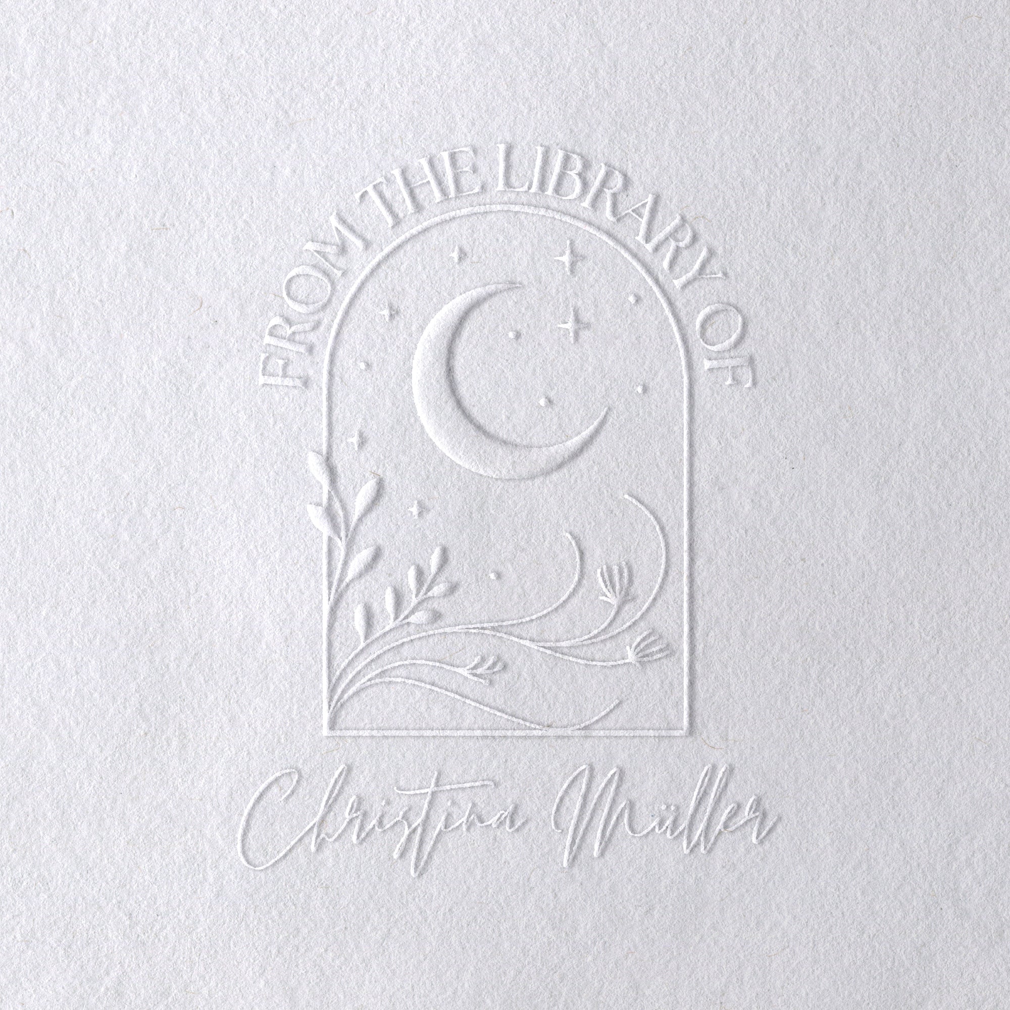 Personalisierter Buch Prägestempel für Papier | Eloria - Just Refine